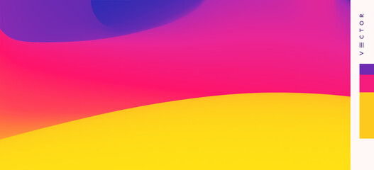 Abstract background with dynamic effect. Creative design poster with vibrant gradients. Vector Illustration for advertising, marketing, presentation. Mobile screen.