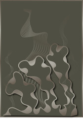 Abstract background for the design of congratulations, invitations, envelopes, banners.illustration for magazine, poster, book cover, flyer, booklet