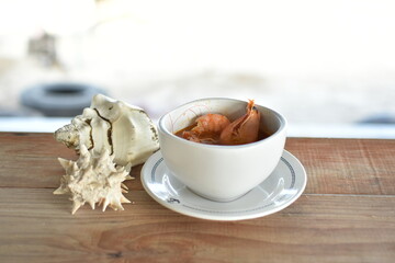 Caldo de camarón