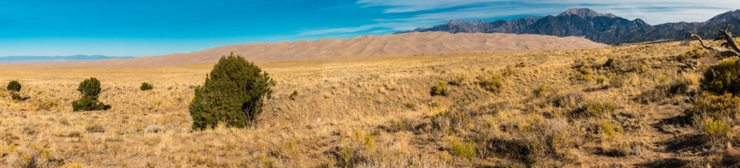 Mt. Herard and the Dune Field of Great Sand Dunes National Park, Colorado,USA