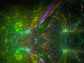 Imaginatory fractal background Image