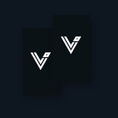 Minimal Letter V Logo Design, Outstanding Professional Elegant Trendy Awesome Artistic  and Based Alphabet Iconic V monogram Logo Design