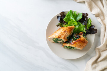 chicken breast stuffed with cheese and spinach