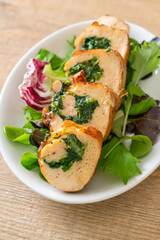 chicken breast stuffed with cheese and spinach