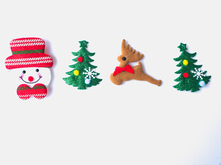 christmas card with snowman