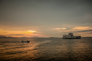 Obraz premium sunset on the sea