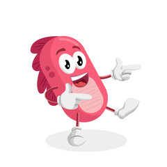 Monster Logo Mascot Hi pose