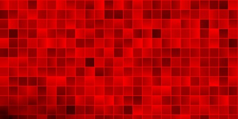 Light Red vector pattern in square style.
