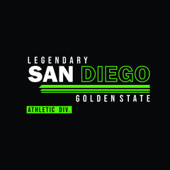 Fototapeta premium legendary san diego golden state