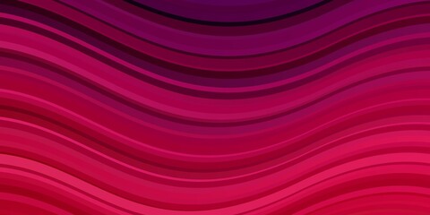 Dark Purple, Pink vector template with curves.