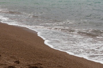 ocean waves and beach background