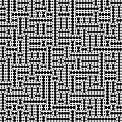 Fototapeta premium Black And White Abstract Vector Pattern Design