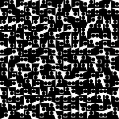 Black And White Abstract Vector Pattern Design