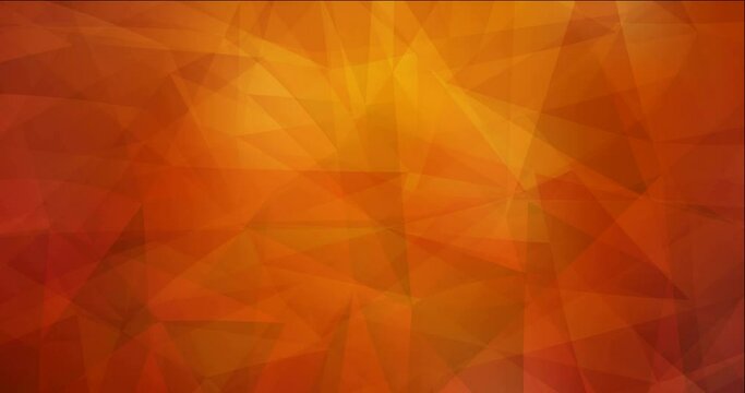 4K looping dark red, yellow polygonal abstract animation. Colorful fashion clip in liquid style with gradient. Slideshow for web sites. 4096 x 2160, 30 fps. Codec Photo JPEG.