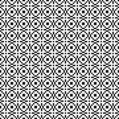 Abstract Cross Pattern Dots Logo generative computational art illustration