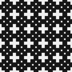 Abstract Cross Pattern Dots Logo generative computational art illustration