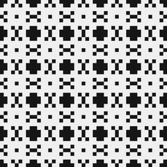 Abstract Cross Pattern Dots generative computational art illustration