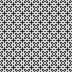 Fototapeta premium Abstract Cross Pattern Dots generative computational art illustration