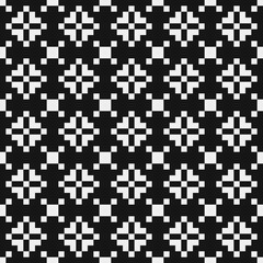 Fototapeta premium Abstract Cross Pattern Dots generative computational art illustration