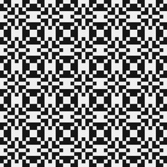 Fototapeta premium Abstract Cross Pattern Dots Logo generative computational art illustration