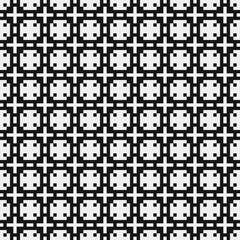 Fototapeta premium Abstract Cross Pattern Dots Logo generative computational art illustration