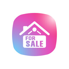 Home for Sale - Mobile App Icon