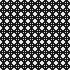 Abstract Cross Pattern Dots Logo generative computational art illustration