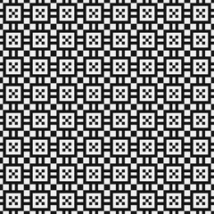 Fototapeta premium Abstract Cross Pattern Dots Logo generative computational art illustration