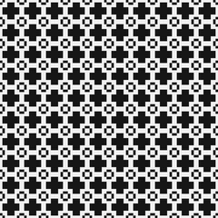 Fototapeta premium Abstract Cross Pattern Dots Logo generative computational art illustration