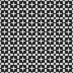 Fototapeta premium Abstract Cross Pattern Dots Logo generative computational art illustration