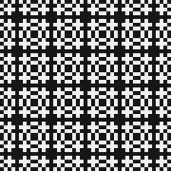 Fototapeta premium Abstract Cross Pattern Dots Logo generative computational art illustration