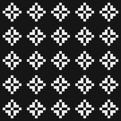 Abstract Cross Pattern Dots Logo generative computational art illustration