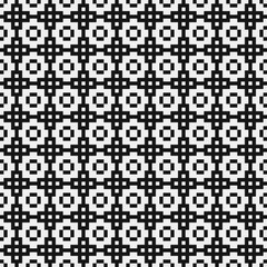 Fototapeta premium Abstract Cross Pattern Dots Logo generative computational art illustration