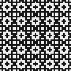 Fototapeta premium Abstract Cross Pattern Dots Logo generative computational art illustration