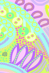 Bright modern background illustrations for printing, screensavers, backgrounds, textiles, packaging, covers.