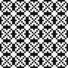 Fototapeta premium Abstract Cross Pattern Dots Logo generative computational art illustration