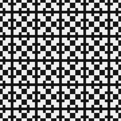 Fototapeta premium Abstract Cross Pattern Dots Logo generative computational art illustration