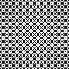 Fototapeta premium Abstract Cross Pattern Dots Logo generative computational art illustration