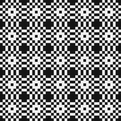 Abstract Cross Pattern Dots Logo generative computational art illustration