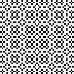 Fototapeta premium Abstract Cross Pattern Dots Logo generative computational art illustration