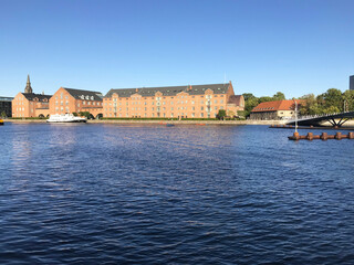 view of the sea in Copenhagen, Denmark.