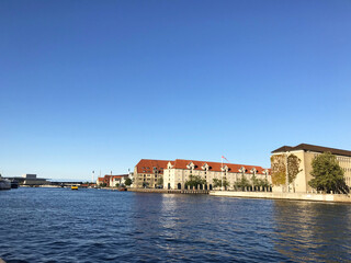 view of the sea in Copenhagen, Denmark.