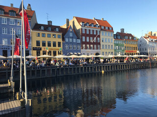 Nyhavn harbor in Copenhagen, Denmark