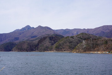 河口湖界隈の風景