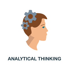 Analytical Thinking icon. Simple element from critical thinking collection. Creative Analytical Thinking icon for web design, templates, infographics and more