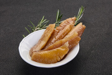 Pickled herring caviar
