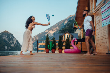 Having fun during weekend