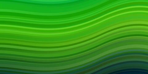 Light Blue, Green vector background with wry lines.
