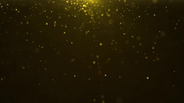 Abstract background Christmas light glittering and particle dark and grain processed