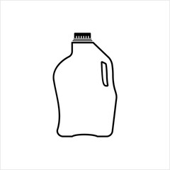 Gallon Of Milk Icon, Big Plastic Bottle